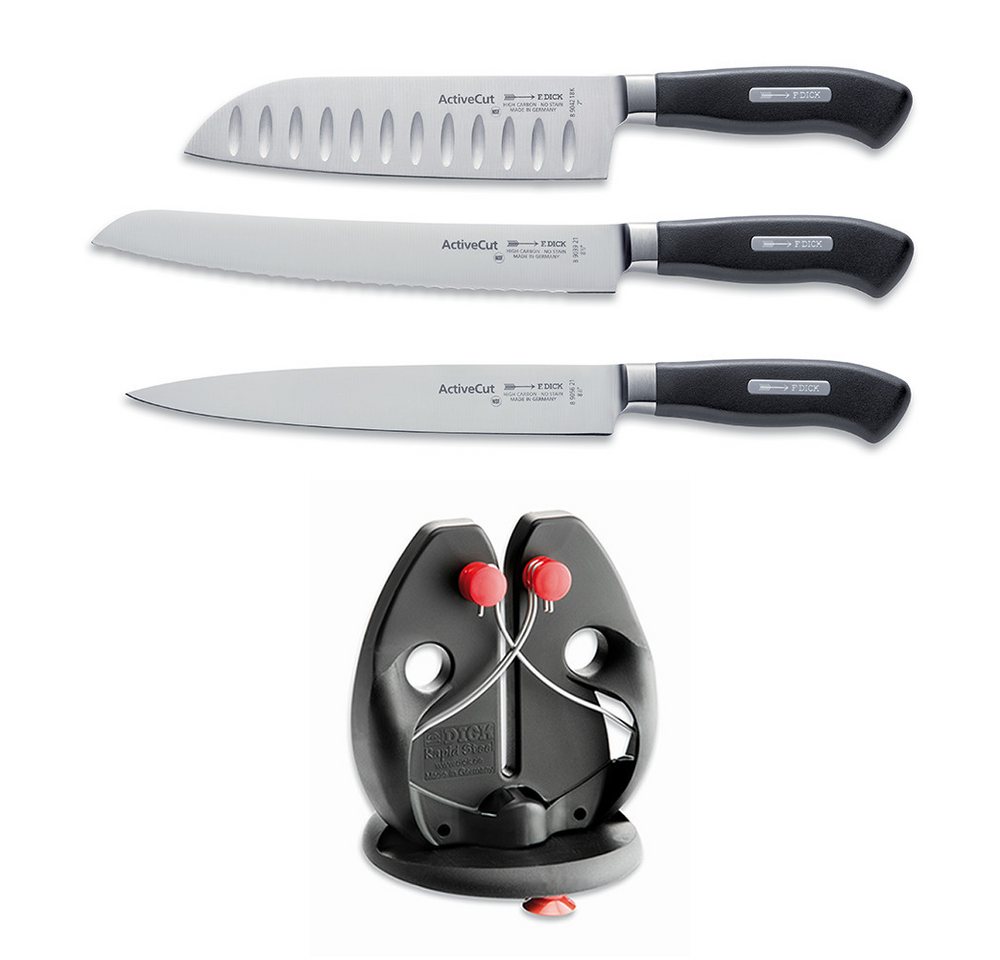F. DICK Messer-Set F. Dick ActiveCut Set (4-Teiliges Messerset aus hochwertigen Messern) von F. DICK