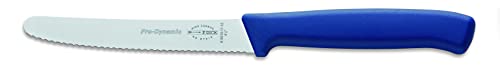 F. DICK ProDynamic Allzweckmesser mit Wellenschliff (Küchenmesser blau, Klingenlänge 11 cm, Universalmesser, Klinge X55CrMo14 Stahl, Härte 56° HRC) 85015112-12 von F. DICK