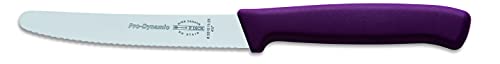 F. DICK ProDynamic Allzweckmesser mit Wellenschliff (Küchenmesser violett, Klingenlänge 11 cm, Universalmesser, Klinge X55CrMo14 Stahl, Härte 56° HRC) 85015112-26 von F. DICK