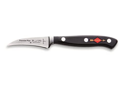 F. DICK Tourniermesser, Premier Plus (Messer mit Klinge 7 cm, X50CrMoV15 Stahl, nichtrostend, 56° HRC) 81446072, Schwarz, 17 cm von F. DICK