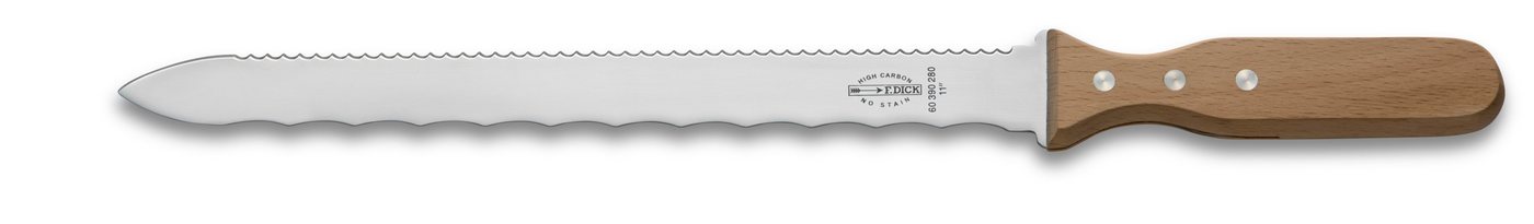 F. DICK Universalschneide-Aufsatz F. DICK Dämmstoffmesser doppelschneidig Klinge 28 cm Wellenschliff + F. DICK Universalschneide-Aufsatz F. DICK Dämmstoffmesser doppelschneidig Klinge 28 cm Wellenschliff + von F. DICK