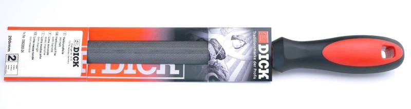 F. DICK Werkstattfeile Dick Werkstattfeile 2K 200mm Handwerk/Hobby Halbrund 2K-Griff fÙr von F. DICK