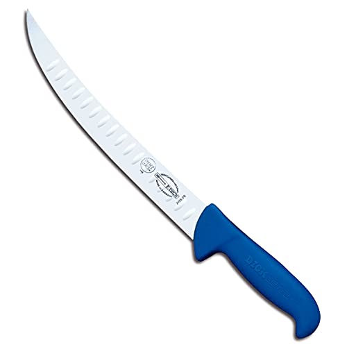 F. DICK Zerlegemesser, Metzgermesser ErgoGrip (Messer mit Klinge 26 cm, X55CrMo14 Stahl, nichtrostend, 56 HRC) 82425261K, Blau von F. DICK