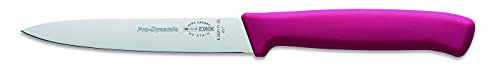 F. DICK ProDynamic Küchenmesser (Klingenlänge 11 cm, pink, Kochmesser für kleine Schneidaufgaben, Klinge X55CrMo14 Stahl, Härte 56° HRC) 82620112-25 von F. DICK
