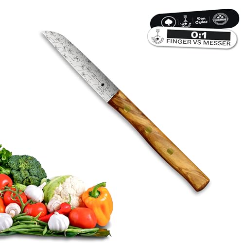 Premium Gemüsemesser - Extra Scharf, Allzweckmesser, Solingen, Schälmesser, Küchenmesser, Kneipchen, edler Holzgriff, Rostfrei Premium Gemüsemesser - Extra Scharf, Allzweckmesser, Solingen, Schälmesser, Küchenmesser, Kneipchen, edler Holzgriff, Rostfrei von F. Herder