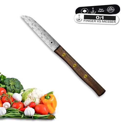 Premium Gemüsemesser - Extra Scharf, Allzweckmesser, Solingen, Schälmesser, Küchenmesser, Kneipchen, edler Holzgriff, Rostfrei Premium Gemüsemesser - Extra Scharf, Allzweckmesser, Solingen, Schälmesser, Küchenmesser, Kneipchen, edler Holzgriff, Rostfrei von F. Herder