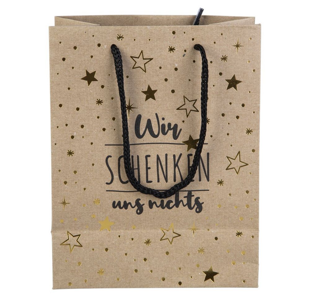 F. Stumpf GmbH Geschenkbox Geschenktasche - Wir schenken uns nichts - ca. 18 x 23 x 10 cm F. Stumpf GmbH Geschenkbox Geschenktasche - Wir schenken uns nichts - ca. 18 x 23 x 10 cm von F. Stumpf GmbH