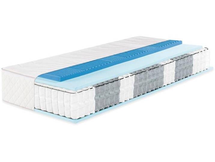 Taschenfederkernmatratze FAN fan Boxspringmatratze m. Thermogelauflage , weiß, B:100cm H:33cm L:200cm, Bezug: 60% Polyester, 40% Viskose. Steppfüllung: 100% Polyester, Matratzen, mit integriertem Gel-Topper von F.A.N.-Frankenstolz-Schlafkomfort