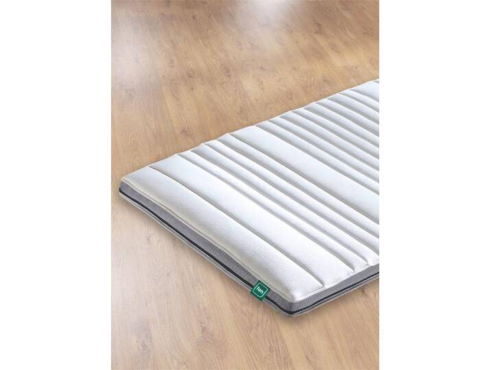 f.a.n. 7-Zonen-First-Class-Matratzentopper, Größe 133 (100/200 cm), Weiss von F.A.N.-Frankenstolz-Schlafkomfort