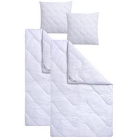 fan Microfaserbettdecke + Microfaserkissen "Climacontrol II", (Spar-Set), optimierte Klimafunktion durch Lüftungsband von Fan