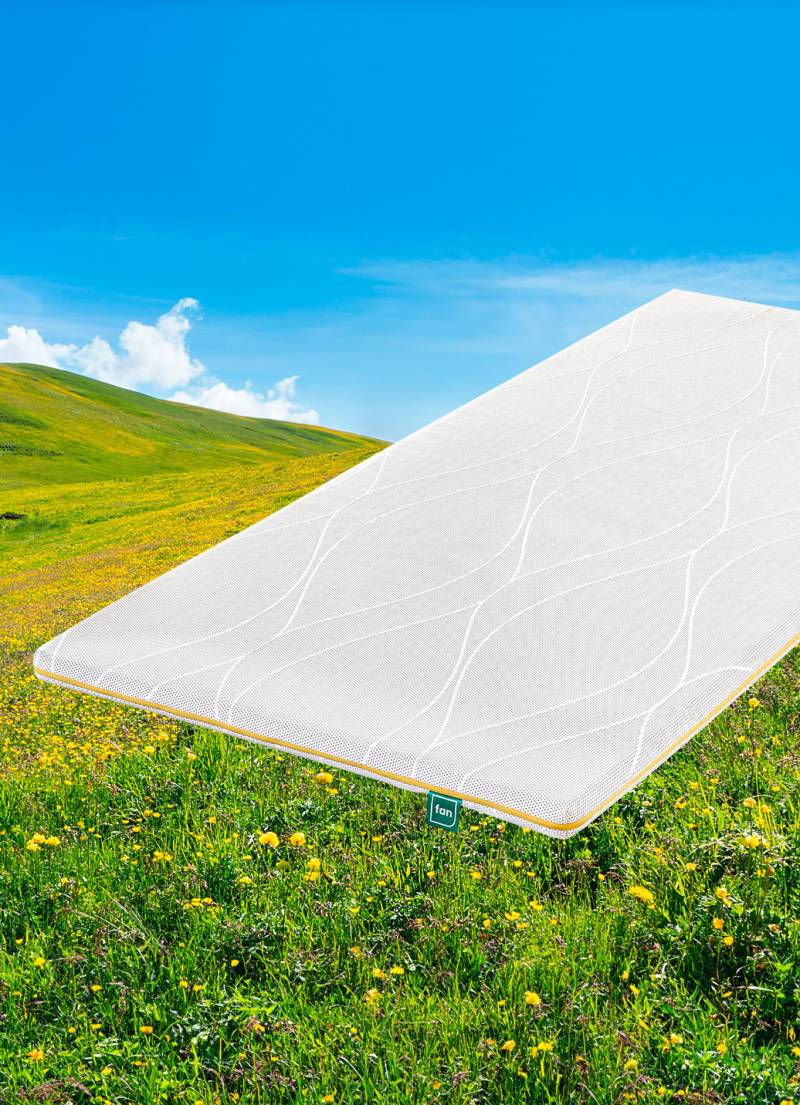 Hypersoftschaum-Topper von fan, Größe 132 (90/200 cm) von fan