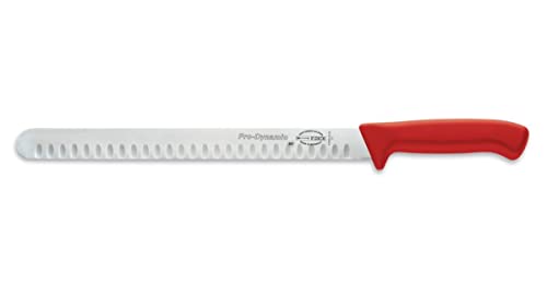 Dick Aufschnittmesser mit Kullenschliff 30 cm Klinge - Griff schwarz - Brisket Messer für Lachs, Schinken, Wurst, Käse, Brot, Gemüse oder Obst von F. DICK