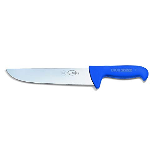 Dick Block-Messer 15 cm - Griff blau - zum schneiden von Fleisch oder Rohkost von F. DICK