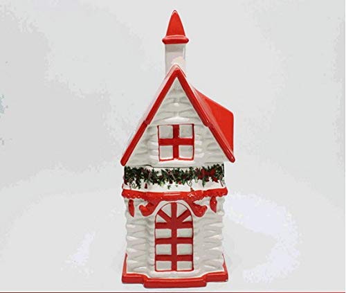 F.G.F. Häuschen, Keramik, 29 x 15 x 12 cm, Mehrfarbig von F.G.F.