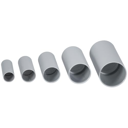 20 Stück Verbindungsmuffe Steckmuffen Verbindungsstück für Kabelrohre und Isolierrohr Ø 16 20 25 32 40 mm Grau (Größe (Lange x Ø) 69 mm x Ø 32 mm) von F.H. ANA