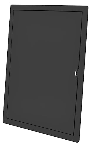 Revisionstür Revisionsklappe Wartungsklappe ABS Kunststoff Graphit - Größe wählbar (Graphit/Größe: 300 x 400 mm) von F.H. ANA