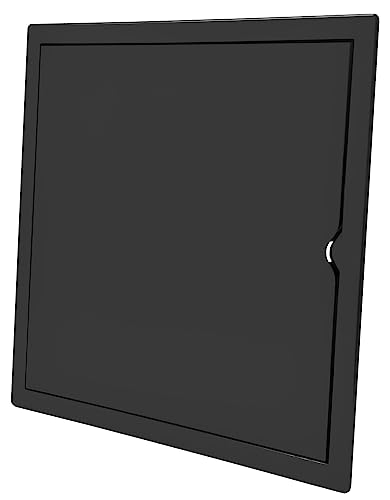 Revisionstür Revisionsklappe Wartungsklappe ABS Kunststoff Graphit - Größe wählbar (Graphit/Größe: 350 x 350 mm) von F.H. ANA