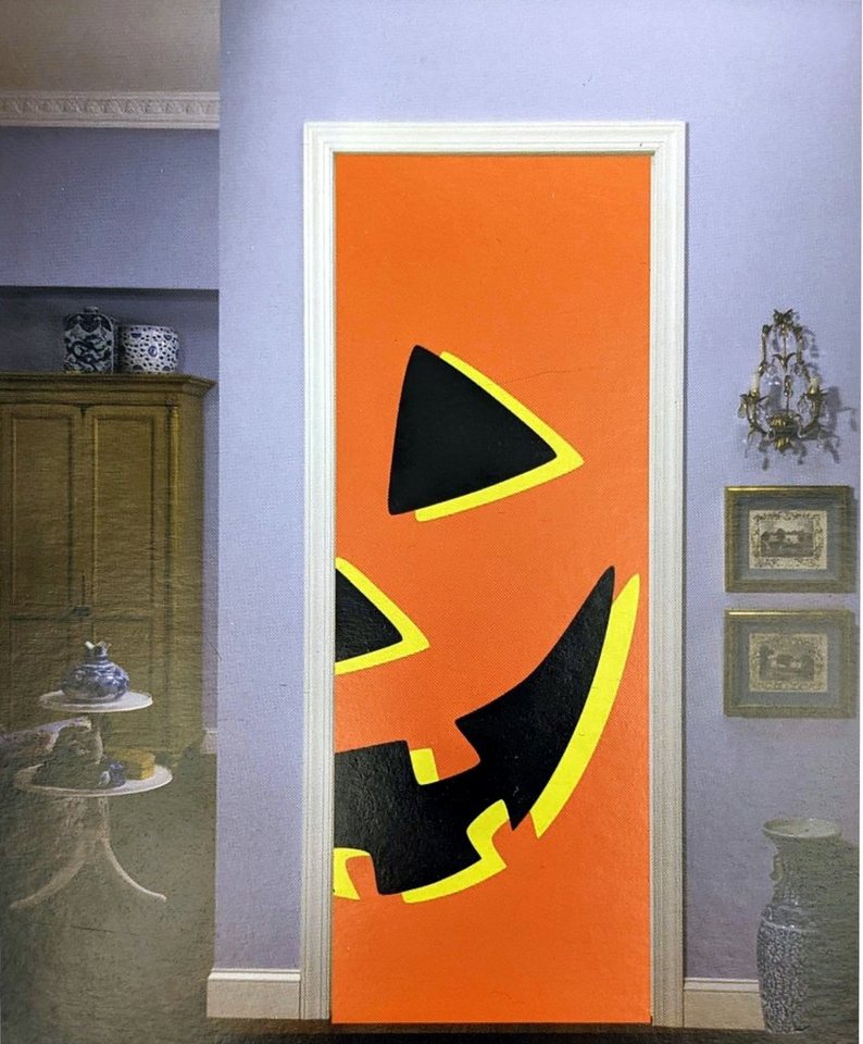 F.I.G. Dekoobjekt Halloween Dekoration - Tür-Cover Kürbismotiv (213x80cm) von F.I.G.