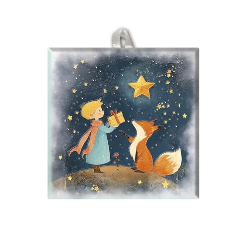 F.LLI BONELLA Fliese Kleiner Prinz 10 x 10 cm in Geschenkbox von F.LLI BONELLA