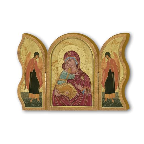 F.LLI BONELLA Fratelli Bonella | Andachts-Triptychon aus Holz der Ikone der ewigen Hilfe 6 x 9 cm | Made in Italy F.LLI BONELLA Fratelli Bonella | Andachts-Triptychon aus Holz der Ikone der ewigen Hilfe 6 x 9 cm | Made in Italy von F.LLI BONELLA