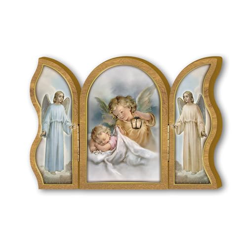 Fratelli Bonella | Andachts-Triptychon aus Holz mit Schutzengel 6 x 9 cm | Made in Italy Fratelli Bonella | Andachts-Triptychon aus Holz mit Schutzengel 6 x 9 cm | Made in Italy von F.LLI BONELLA