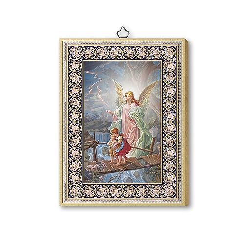 Fratelli Bonella | Bild Heilig auf Pappel-MDF-Holz 6 mm des Engels auf Brücke f.to 15 x 20 cm | Made in Italy Fratelli Bonella | Bild Heilig auf Pappel-MDF-Holz 6 mm des Engels auf Brücke f.to 15 x 20 cm | Made in Italy von F.LLI BONELLA