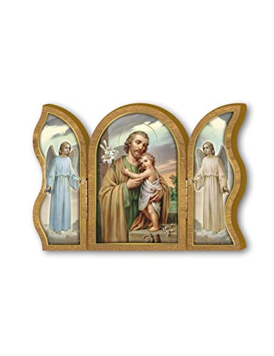 Fratelli Bonella | Depotationale Tritik aus Holz aus Josef 6 x 9 cm | Made in Italy von F.LLI BONELLA