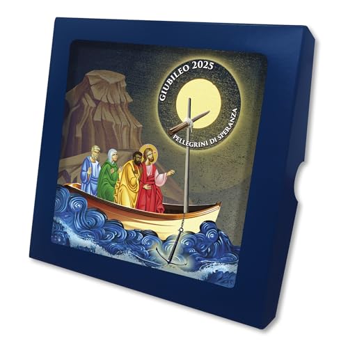 Fratelli Bonella – Fliese 20 x 20 cm aus Keramik zum Jubiläum – Fliese mit Heiliger Figur zum Aufhängen – Keramikfliese von F.LLI BONELLA