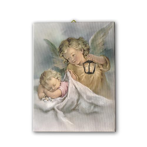 Fratelli Bonella | Leinwand Engel mit Laterne 50 x 70 cm | Made in Italy Fratelli Bonella | Leinwand Engel mit Laterne 50 x 70 cm | Made in Italy von F.LLI BONELLA
