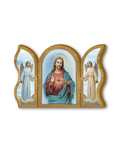 Fratelli Bonella | Triptychon Devoational aus Jesusholz 6 x 9 cm | Wandbild | Wohnzimmer Fratelli Bonella | Triptychon Devoational aus Jesusholz 6 x 9 cm | Wandbild | Wohnzimmer von F.LLI BONELLA