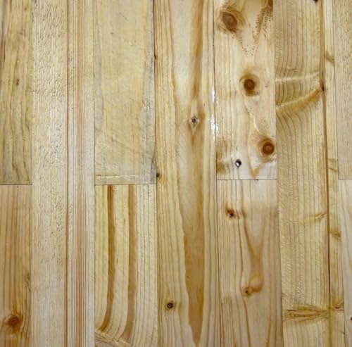 F.Lupinski Premium Echtholz Altholz Wandverkleidung Wandbelag aus Altholz Natur Holzdekor Holzwand Wandverblender Holz Verkleidung von F.Lupinski