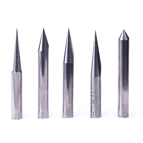 10pcs Gravierstichel Fräsen Bit Gravurstichel 3,175mm CNC Gravur von F.T.