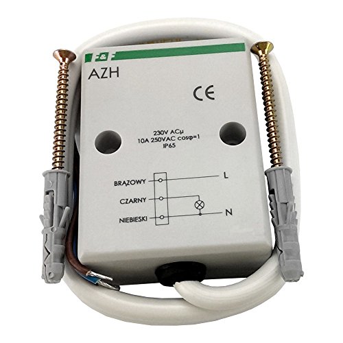 Dämmerungsschalter mit Internen Licht Sensor Dämmerungssensor Lichtsensor regulierbar Dämmerungssautomat AZH F&F 1016 Dämmerungsschalter mit Internen Licht Sensor Dämmerungssensor Lichtsensor regulierbar Dämmerungssautomat AZH F&F 1016 von F&F