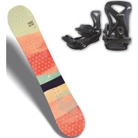 F2 Snowboard "FTWO FREEDOM WOMAN APRICOT 21/22", (Set) von F2