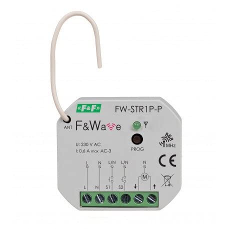 Funk-Rollladensteuerung 230V für F60 100-265V AC/DC Multifunktion Unterputz FW-STR1P-P f&f 5902431670959 von F2