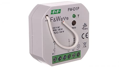 Funkdimmer Universal 230V - Einbau p/t 85-265V AC/DC FW-D1P f&f 5908312599296 von F2