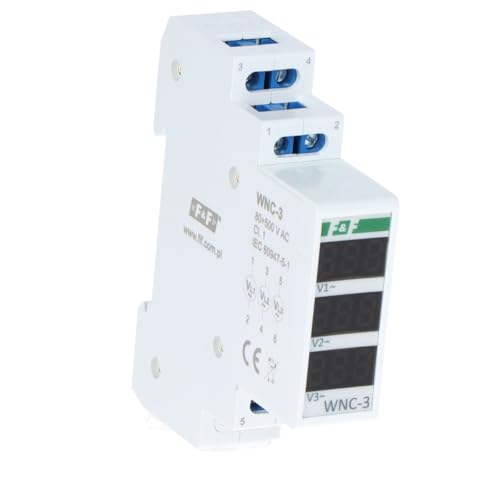WNC-3 Spannungsanzeige Voltmeter Dreiphasig 80-500V AC F&F von F2