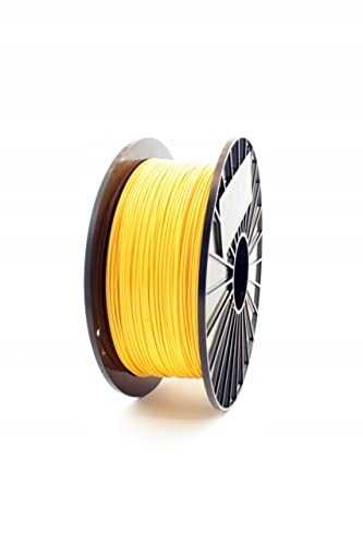 F3D® 3D Drucker PLA+ Filament | ø1.75mm | 200g Spool Spule | gelb | Glänzendes | Geruchslos Druckmaterialien | für FDM/FFF 3D-Drucker | Tolerantie: ±0.02mm von F3D Filament