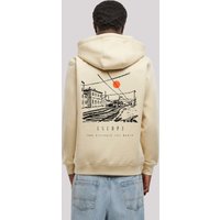 F4NT4STIC Kapuzenpullover "Escape Discover the World Town Train Station" Premium Qualität, ESCAPE Collection von F4nt4stic