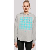 F4NT4STIC Kapuzenpullover "Hahnentritt Karo blau", Print von F4nt4stic