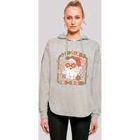 F4NT4STIC Kapuzenpullover "Stay Merry And Bright Hippie Santa", Premium Qualität, Weihnachts-Kollection von F4nt4stic