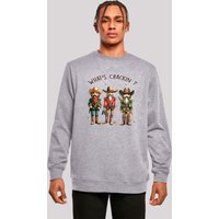 F4NT4STIC Sweatshirt "Whats Crackin Nutcrackers Cowboys Cute Weihnacht", Premium Qualität, Christmas Collection von F4nt4stic