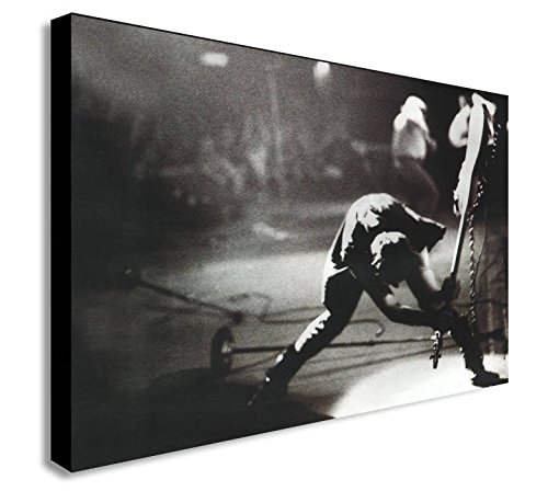 Kunstdruck auf Leinwand, Motiv The Clash London Calling, gerahmt, verschiedene Größen (A1, 81,3 x 61 cm) von FAB