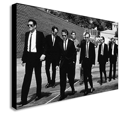 Reservoir Dogs Leinwandbild, gerahmt, verschiedene Größen (A1 32 x 24 Zoll) von FAB