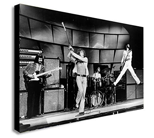 The Who Rock Band Kunstdruck auf Leinwand, gerahmt, verschiedene Größen (A1, 81,3 x 61 cm) von FAB