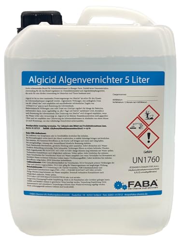 Pool Algenverhüter, Algenverhütung, Algicid 5L von FABA