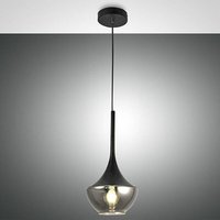 Fabas Luce Lighting - Fabas Luce Apollo Dome Pendel-Deckenleuchten Glas schwarz, E27 von FABAS LUCE LIGHTING