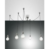 Fabas Luce Blog Cluster Pendel-Deckenleuchte Chromglas, E27 von FABAS LUCE LIGHTING