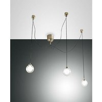 Fabas Luce Blog led Cluster Pendel-Deckenleuchte Gold Mattglas von FABAS LUCE LIGHTING