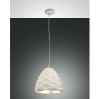 Fabas Luce Lighting - Fabas Luce Duchessa Dome Pendel-Deckenleuchten Weißglas, E27 von FABAS LUCE LIGHTING